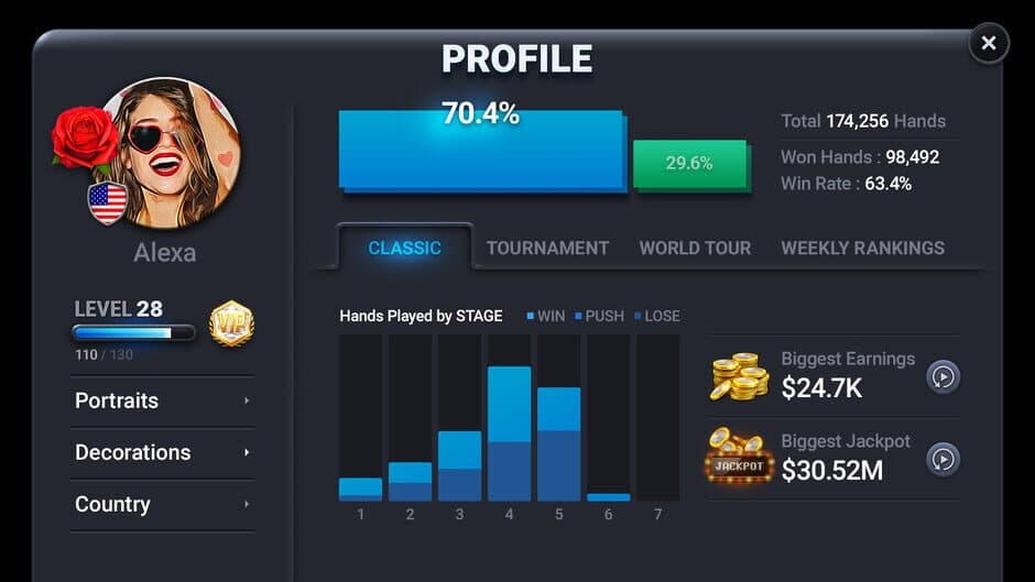 Скриншот 10 из Blackjack Championship