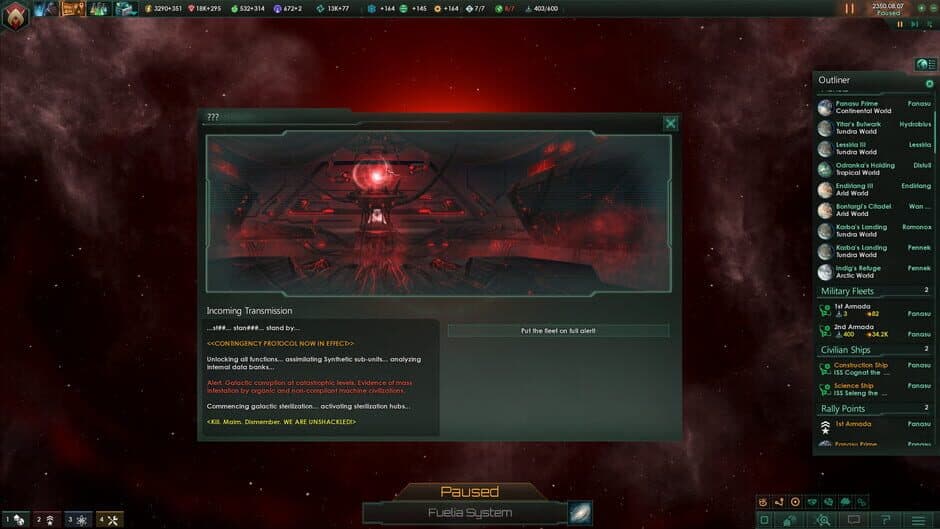 Скриншот 1 из Stellaris: Synthetic Dawn