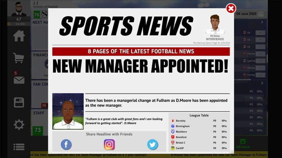 Скриншот 8 из Club Soccer Director 2021