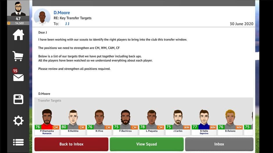 Скриншот 10 из Club Soccer Director 2021