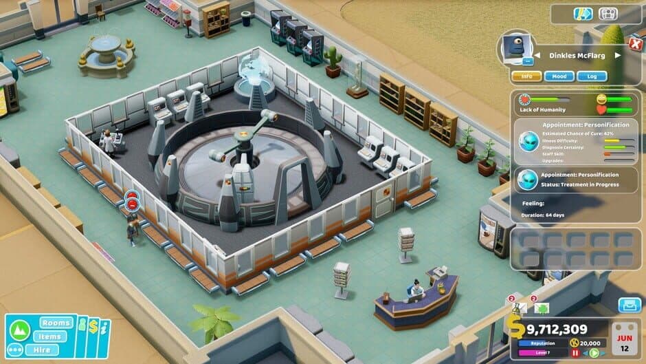 Скриншот 6 из Two Point Hospital: Close Encounters