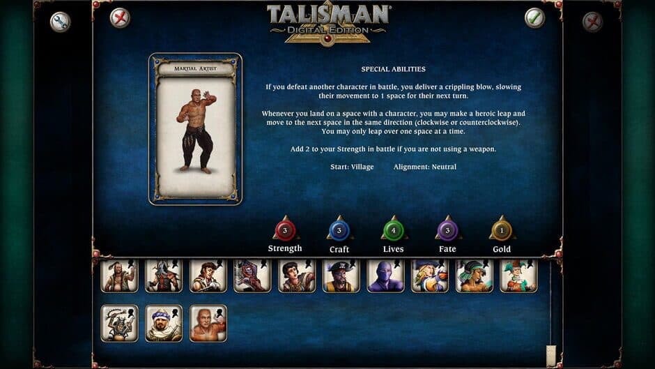 Скриншот 2 из Talisman: Digital Edition - Martial Artist