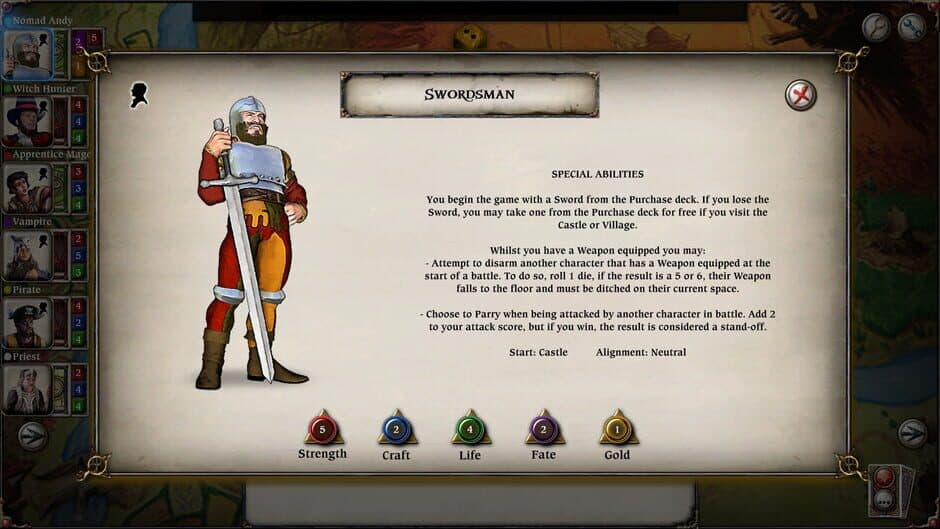 Скриншот 2 из Talisman: Digital Edition - Swordsman
