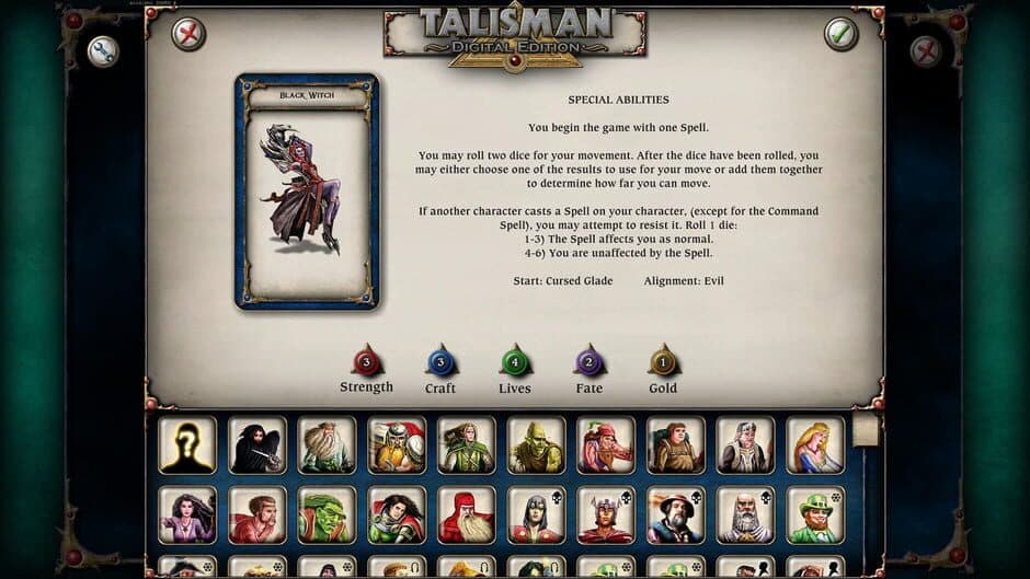 Скриншот 4 из Talisman: Digital Edition - Black Witch