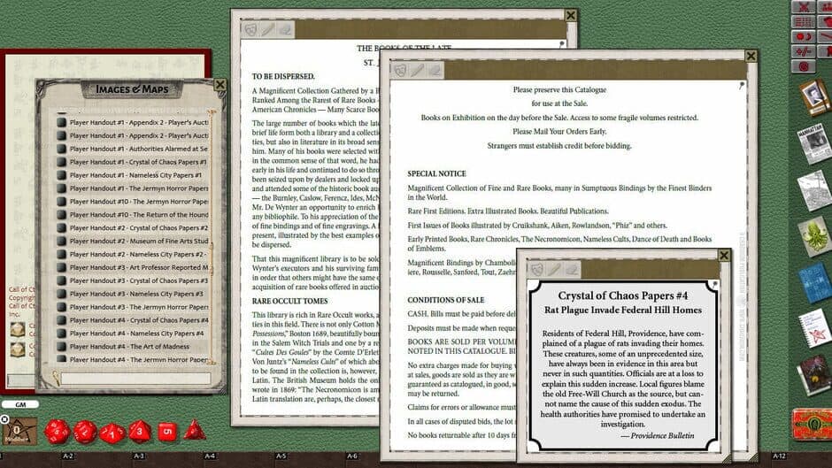 Скриншот 4 из Fantasy Grounds: Call of Cthulhu - The House of R'lyeh
