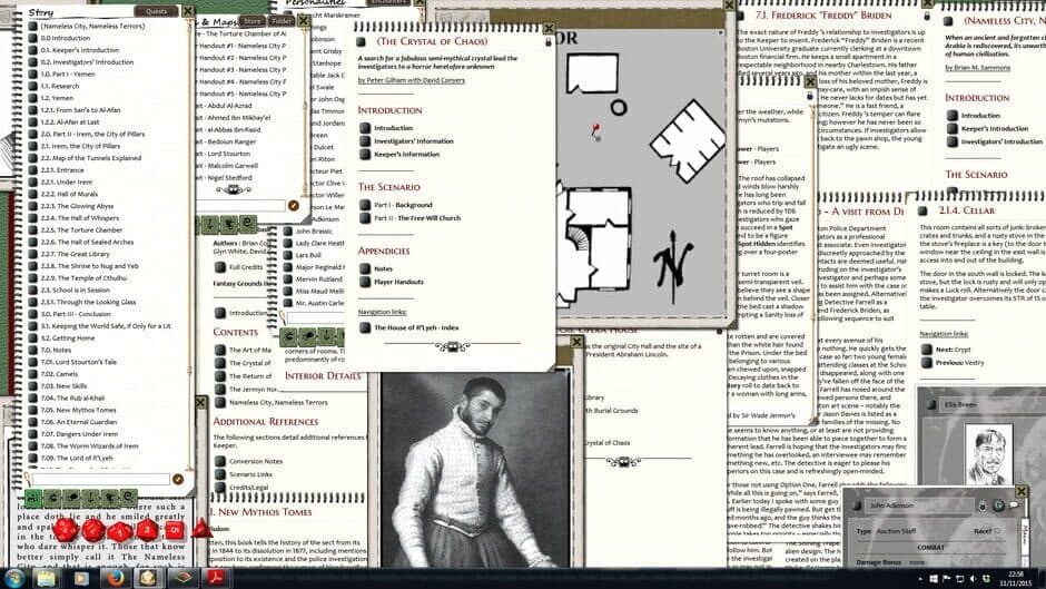 Скриншот 5 из Fantasy Grounds: Call of Cthulhu - The House of R'lyeh