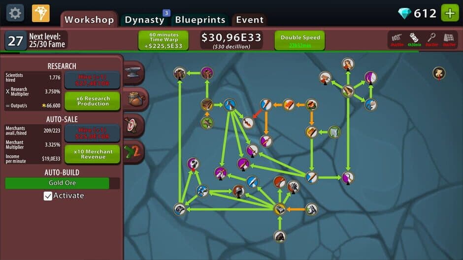 Скриншот 3 из Crafting Idle Clicker