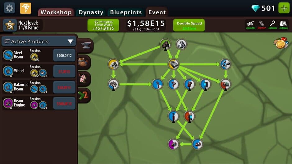 Скриншот 4 из Crafting Idle Clicker