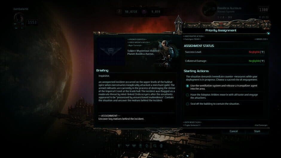 Скриншот 1 из Warhammer 40,000: Inquisitor - Martyr: Mind Plague