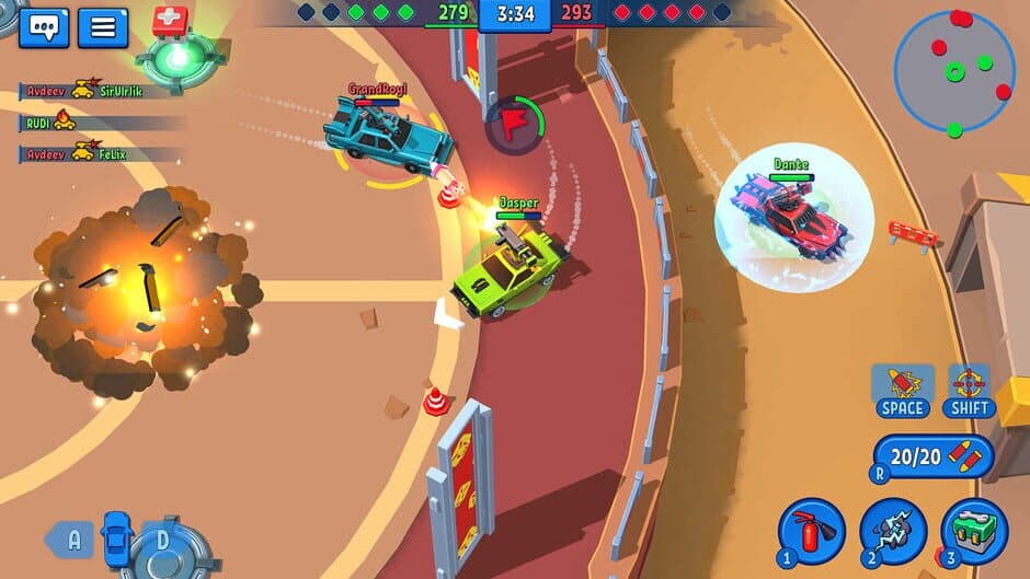 Скриншот 1 из Rage of Car Force: Car Crashing Games