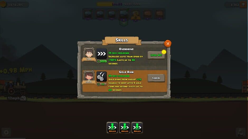 Скриншот 3 из TrainClicker Idle Evolution