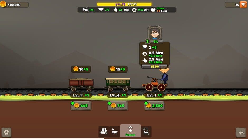 Скриншот 4 из TrainClicker Idle Evolution