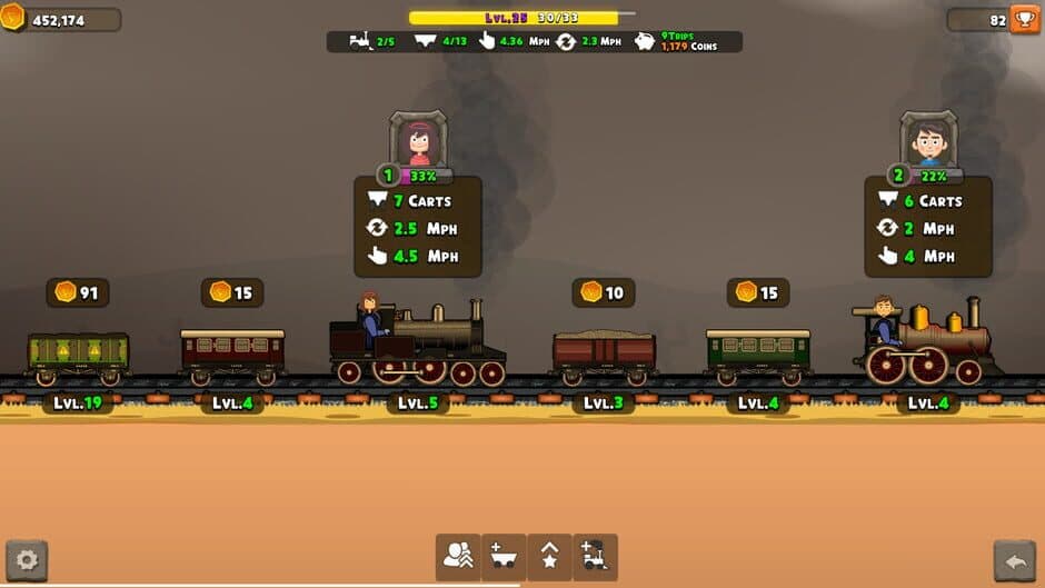Скриншот 7 из TrainClicker Idle Evolution