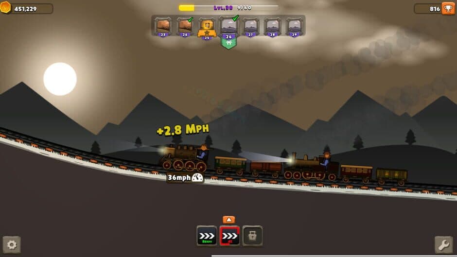 Скриншот 8 из TrainClicker Idle Evolution