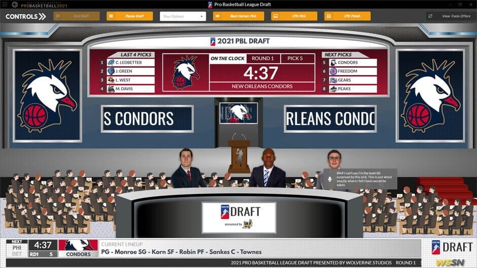 Скриншот 2 из Draft Day Sports: Pro Basketball 2021