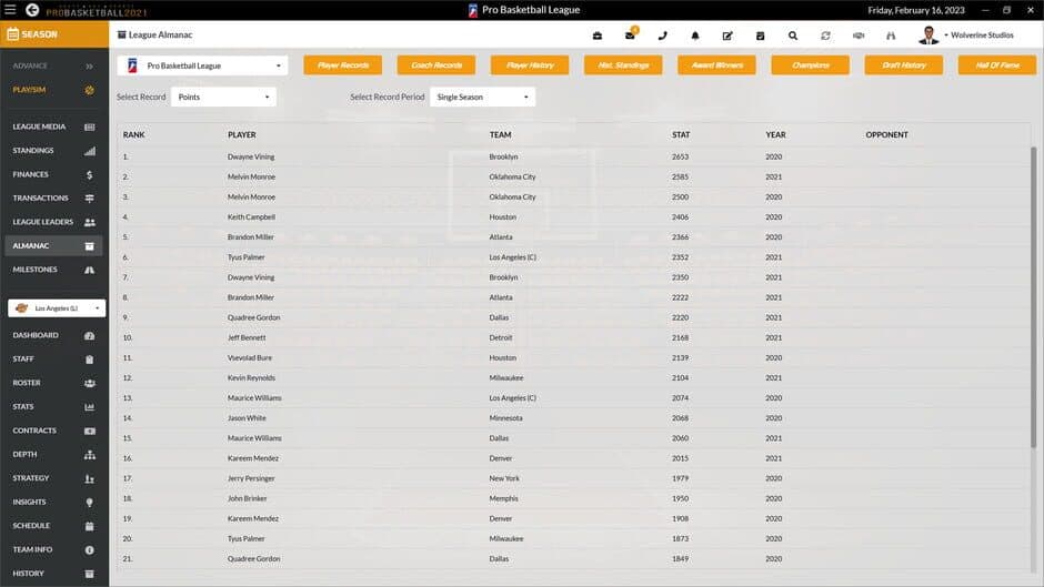 Скриншот 5 из Draft Day Sports: Pro Basketball 2021