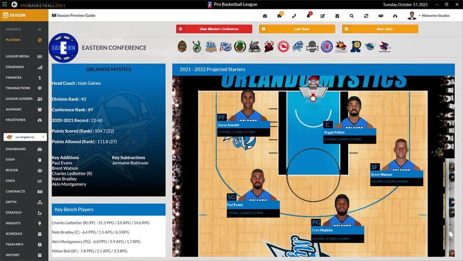 Скриншот 9 из Draft Day Sports: Pro Basketball 2021