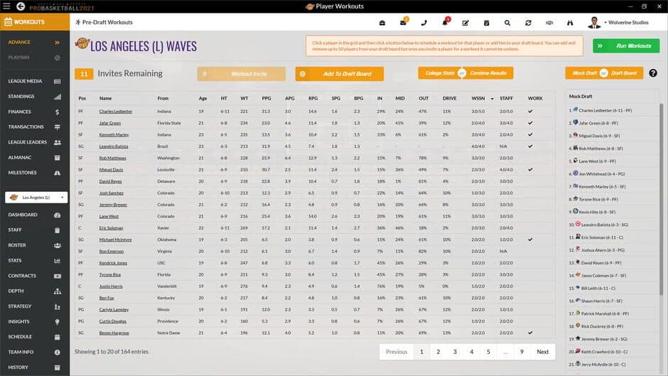 Скриншот 12 из Draft Day Sports: Pro Basketball 2021
