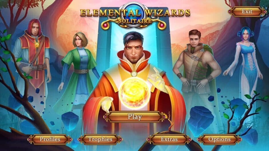 Скриншот 1 из Solitaire: Elemental Wizards