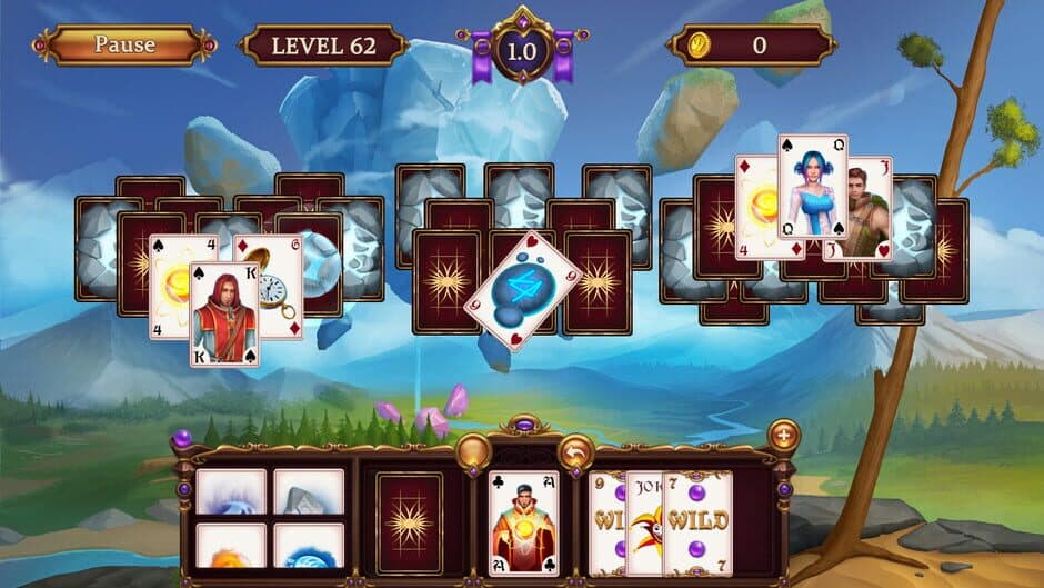 Скриншот 2 из Solitaire: Elemental Wizards