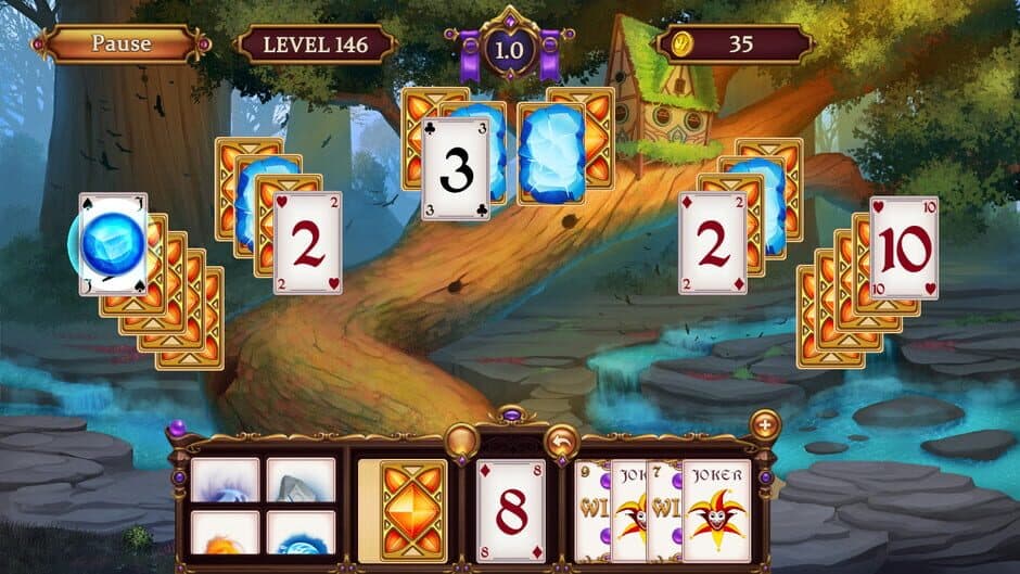 Скриншот 4 из Solitaire: Elemental Wizards