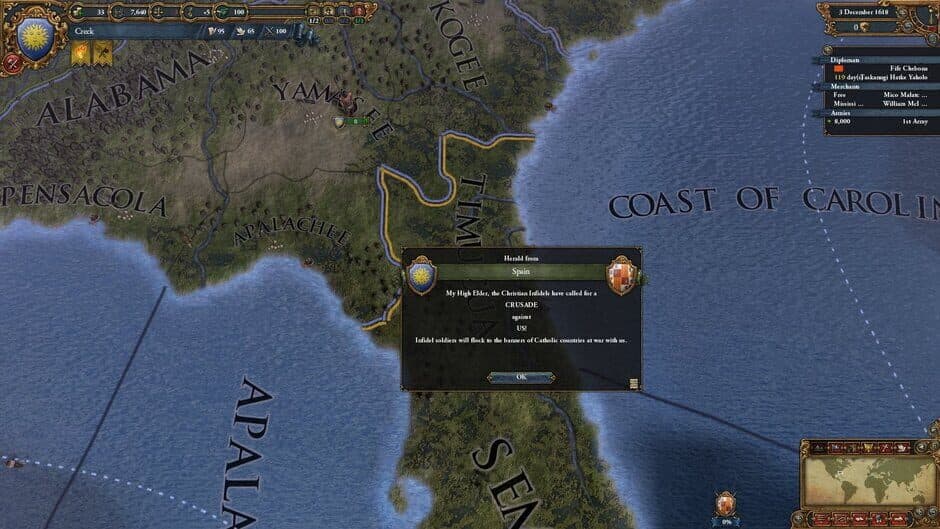 Скриншот 3 из Europa Universalis IV: Conquest of Paradise