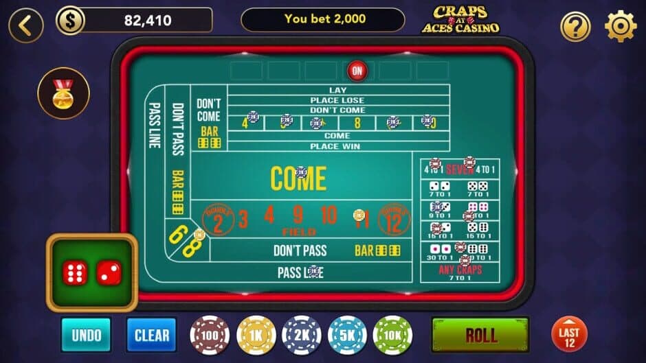 Скриншот 1 из Craps at Aces Casino