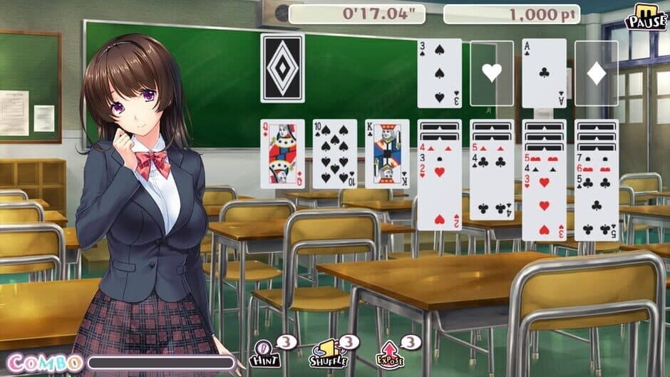 Скриншот 1 из Pretty Girls Klondike Solitaire