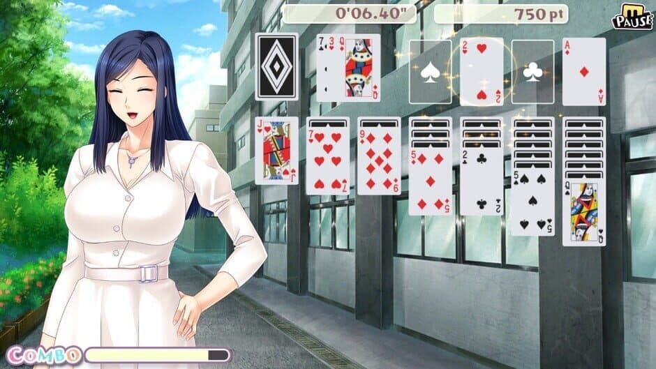 Скриншот 4 из Pretty Girls Klondike Solitaire