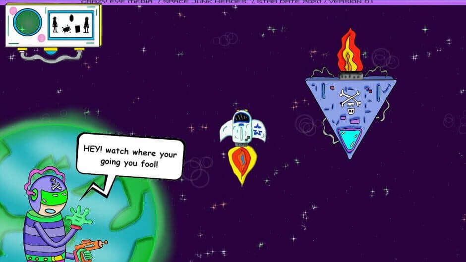 Скриншот 2 из Space Junk Heroes