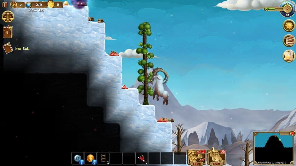 Скриншот 4 из Craft the World: Lonely Mountain