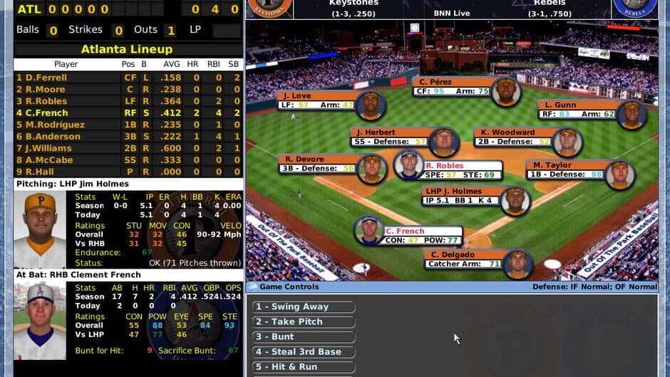 Скриншот 2 из Out of the Park Baseball 9