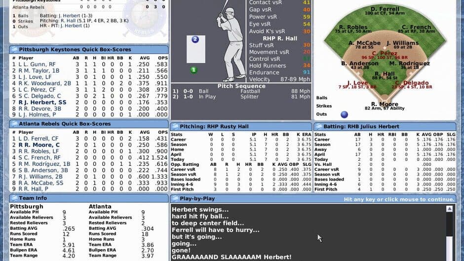 Скриншот 3 из Out of the Park Baseball 9