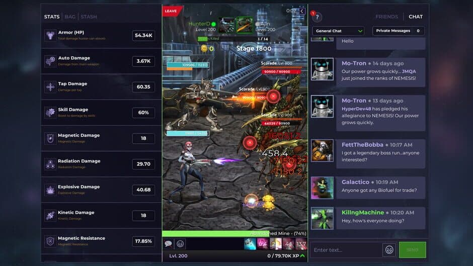 Скриншот 2 из Darkzone: Idle RPG