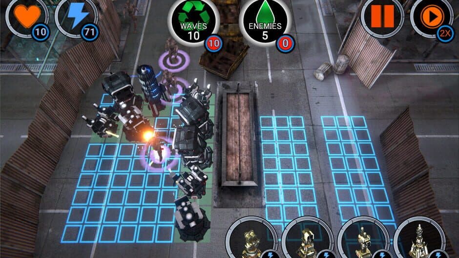 Скриншот 4 из Cyborgs Attack
