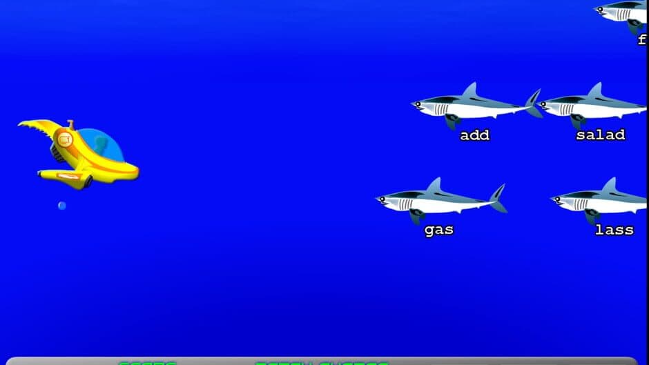 Скриншот 2 из Typing with Sharks