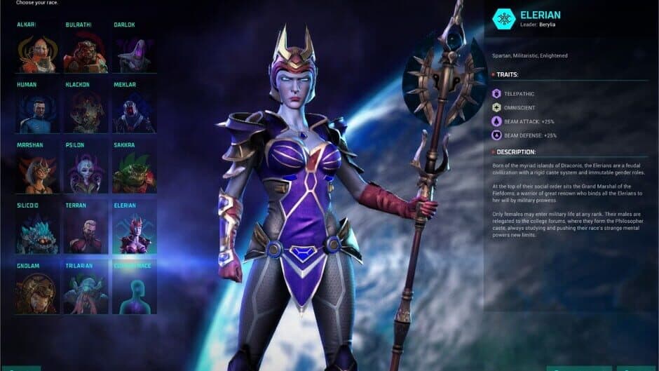 Скриншот 4 из Master of Orion: Elerian Fiefdoms