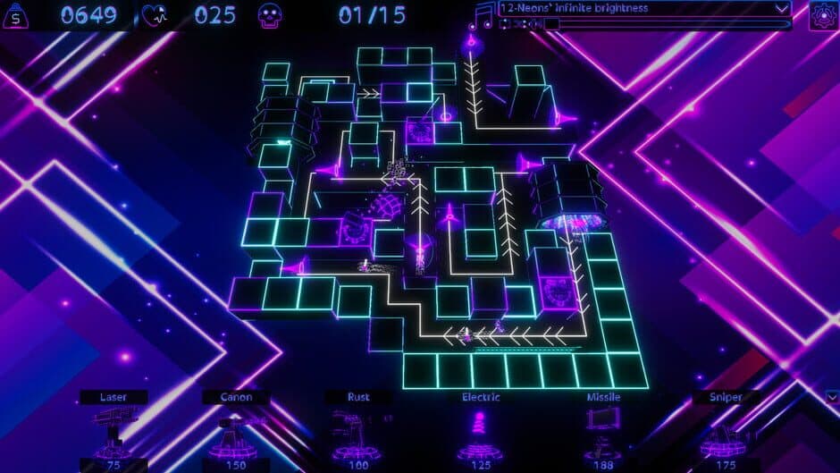 Скриншот 2 из Neonverse Defenders