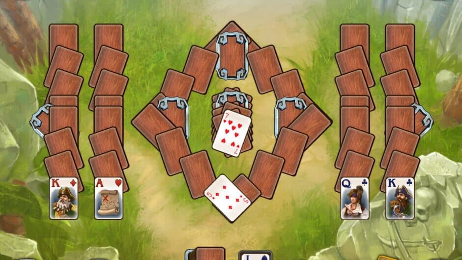 Скриншот 1 из Solitaire Legend of the Pirates 2