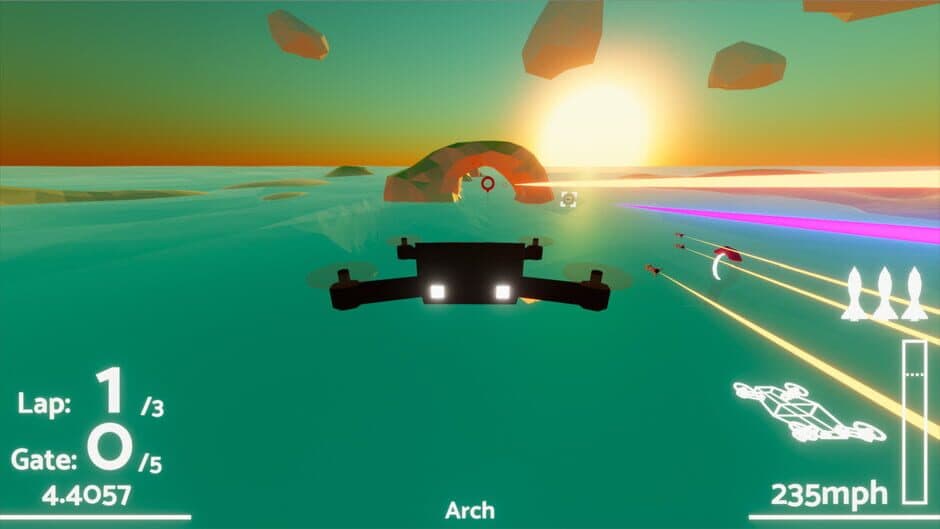 Скриншот 2 из Sunset 20 Drone Racer
