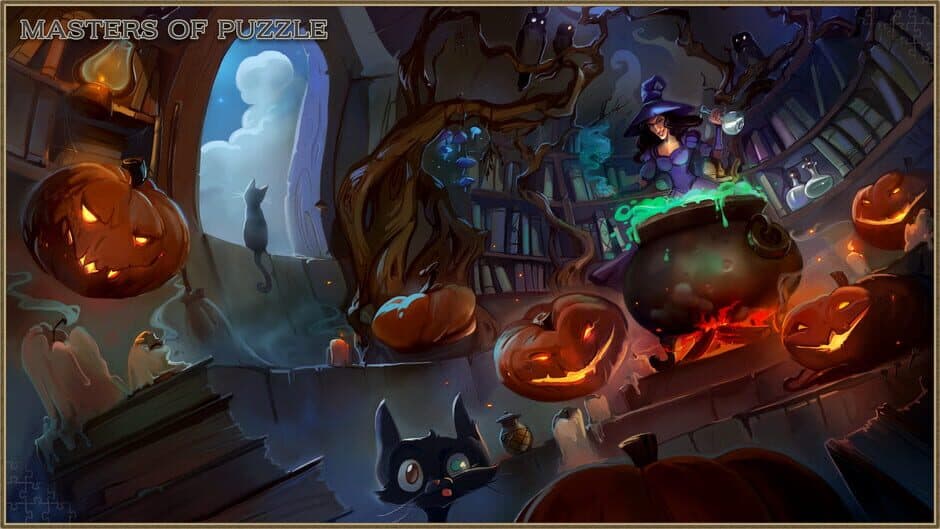 Скриншот 1 из Masters of Puzzle: Halloween Edition - Witched Night