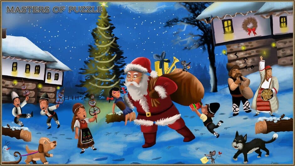 Скриншот 3 из Masters of Puzzle: Christmas Edition - A Visitor in the Village Square