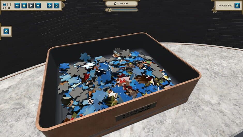Скриншот 4 из Masters of Puzzle: Christmas Edition - A Visitor in the Village Square