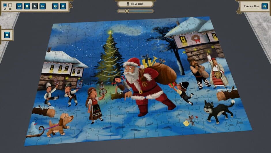 Скриншот 5 из Masters of Puzzle: Christmas Edition - A Visitor in the Village Square