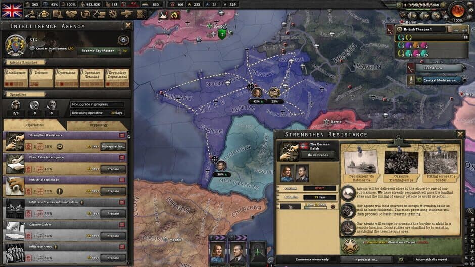 Скриншот 3 из Hearts of Iron IV: La Résistance