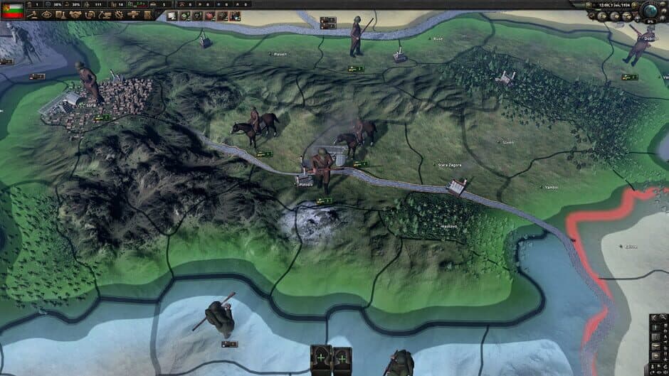 Скриншот 5 из Hearts of Iron IV: Battle for the Bosporus