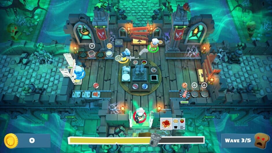 Скриншот 6 из Overcooked! 2: Night of the Hangry Horde