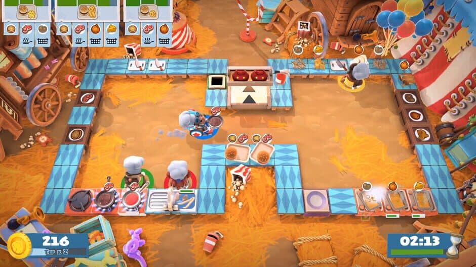 Скриншот 1 из Overcooked! 2: Carnival of Chaos