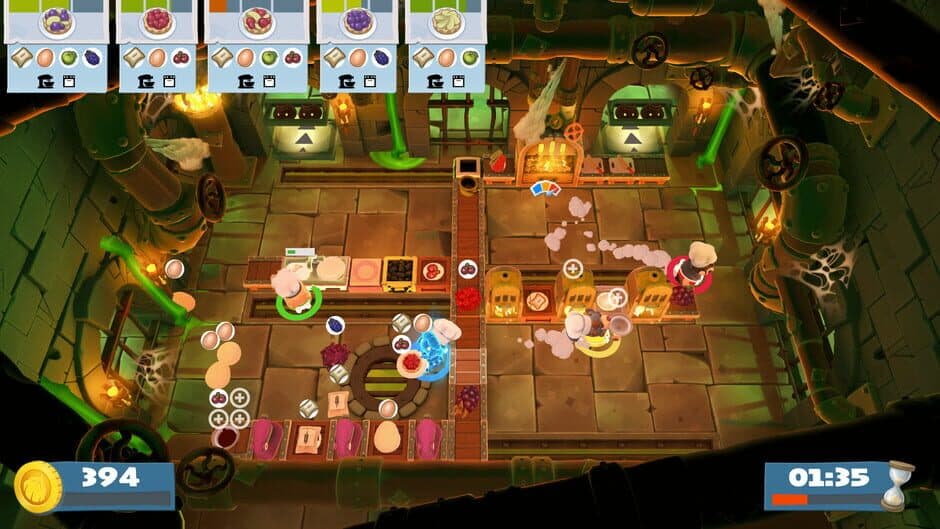 Скриншот 3 из Overcooked! 2: Night of the Hangry Horde