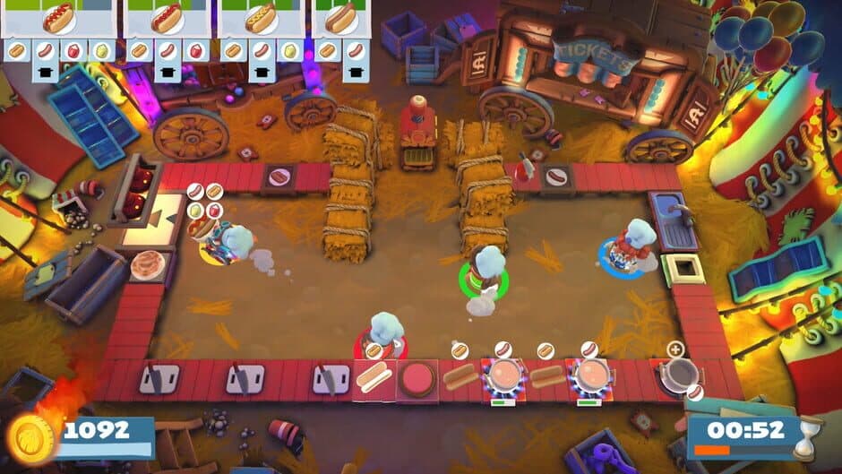 Скриншот 2 из Overcooked! 2: Carnival of Chaos